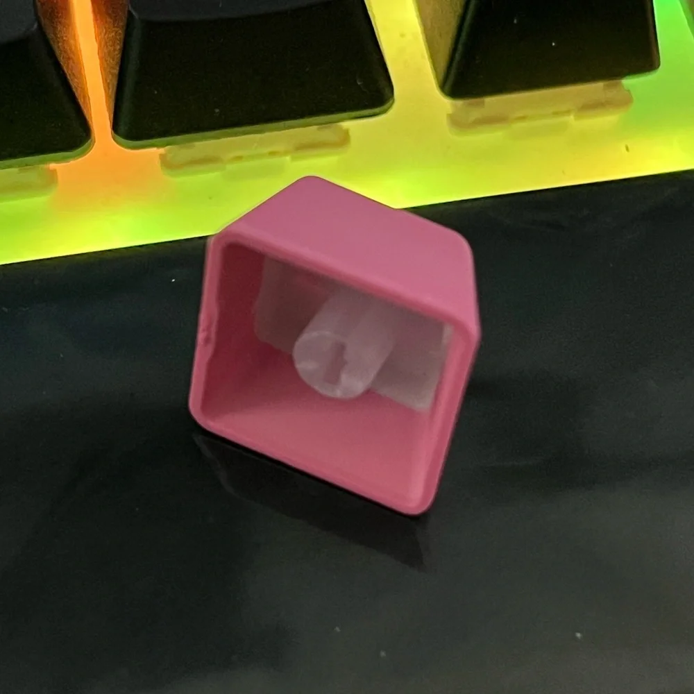 Cute Pink Gummy Bear Artisan Keycap, for OEM switches